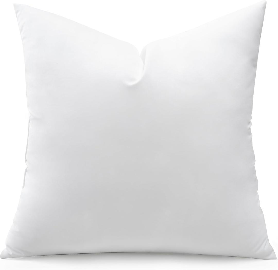 puredown 24x24 Pillow Inserts, Pack of 1, Fluffy Soft Throw Pillow Inserts Filled with Plump Stuffer, Square Decorative Pillows for Couch, Sofa, Bed and Home Decor