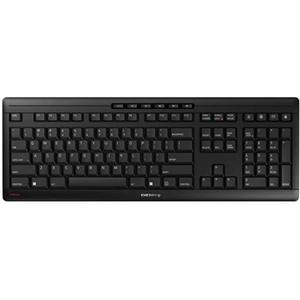 Cherry Stream Wireless Keyboard with SX Scissors Mechanism, Slim yet Full Size QWERTY Ergo Friendly with Number Pad, Thin Design with Quiet keystroke for use at Home Office or Work, Black 