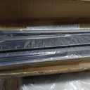12FT Heavy Duty Exterior Double Sliding Rail Barn Door Hardware, 12FT-Double door kit