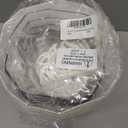 5 Pack Self Watering Plant Pots 6.7 Inches Self Watering Planters for Indoor and Outdoor Plants African Violet Self Watering Pots Clear Pots for Plants Herb Orchid Flower Houseplant Pots, White