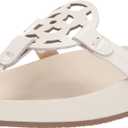 XOXO Women's Peace Flat Sandal (9.5, White)