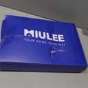 MIULEE Faux Linen Curtains 84 Inch Length 2 Panels Natural Semi Sheer Curtain with Back Tab Rod Pocket, Light Filtering Window Privacy Burlap Drapes for Living Room Bedroom 42W x 84L Linen