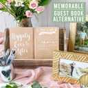 Hadley Designs 25 Wedding Advice Cards For The Bride and Groom, Rustic Bridal Shower Games For Guests, Guest Book Alternative, Card Boxes For Reception, Advice for the Bride Shower Games