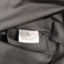 AGECODE Women's Square Neck Mesh Lace Long Sleeve Bodysuit Shirts Ruched Body Suit Leotard Tops Black Large