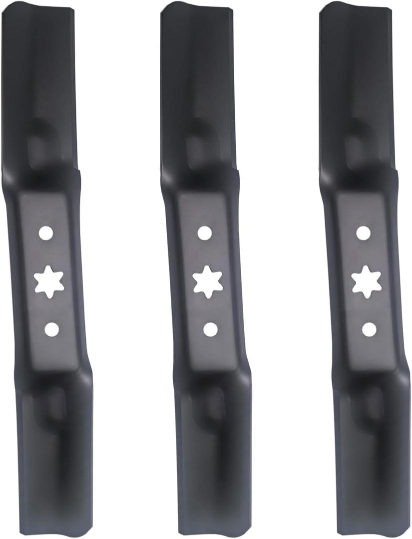 ZT1 50 742-05052A 942-05052A Mower Blades 2-in-1 Blades Replacement for Cub Cadet Troy Bilt MTD Lawn Tractors and RZT Mower S50 XT1 GT50 LT50 XT2 with 50 Inch Deck, 3PCS