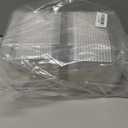 100 Pack Clear Plastic Square Hinged Food Container,Disposable Plastic To Go Containers with Clear Lids,Cake Slice Containers Clamshell Takeout Tray for Pastry,Salad,Dessert(5.1"x 4.7"x 2.8")