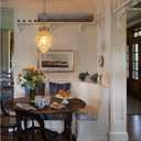 Vintage Antique Brass Pendant Light, Textured Glass Island Light Fixture, 7.9"