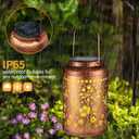 2 Pack Butterflies Solar Lanterns Outdoor Waterproof Garden Decor