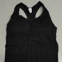 SIXIM Women Ribbed Workout Crop Tops with Built in Bra Yoga Racerback Tank Top Tight Fit, Black Medium