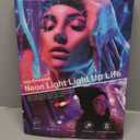 Gdbkabf Neon Sign, What If It All Works Out Neon Signs for Wall Decor  Pink Motivational LED Light for Home, Office, Room  USB Powered Light Up Sign Decorations