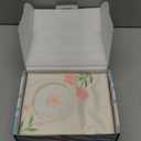 Matcha Set, 7-Piece Japanese Matcha Kit with Ceramic Bowl, Bamboo Whisk, Ceramic Whisk Holder, Stainless Steel Sifter, Chashaku Scoop, Bamboo Spoon and Tea Towel