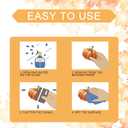 6 x ZAWE 9 Sheets Fall Window Clings Deers Maple Leaves Pumpkins Flowers Double-Sided Window Decals Stickers for Autumn Thanksgiving Party Home Classroom Office Decorations