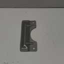 Prime-Line U 9501 Latch Guard Plate Cover  Protect Against Forced Entry, Easy to Install on Out-Swinging Doors  Bronze (Single Pack) (3 in. x 7 in.)