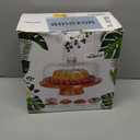 Acacia Wood Cake Stand with Lid - 12in Round Cake Holder, 2-in-1 Dessert Table Display Set & Charcuterie Board for Cheese, Chips & Dips, Nachos, Fruit Platter, Large Acrylic Cake Dome Cover