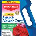 BioAdvanced 701100A 2 In 1 Rose Fertilizer and Flower Care Systemic Granules II Insect Killer, 5-Pound