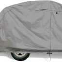 EliteShield Premium Teardrop Trailer Camper Covers, Tear Resistant Teardrop RV Camper Cover with Access Panels, Fits 12'–15' Long, 7'W Gray Color