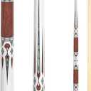 HomeSeason Pool Cue Stick 57" Billiard Cue Sticks Professional Low Deflection Pool Sticks (21oz)