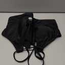 Herseas Push Up Bikini Top for Wome Knot Tie Swim Tops Adjustable Double Spaghetti Straps Swimsuit Top 2026 (X-Small, Black)