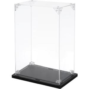 MECCANIXITY Acrylic Display Case, 4''x6''x10'' Clear Display Box Assemble Dustproof Display Box Storage Organizer for Collectibles Action Figures