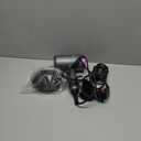 slopehill Professional Ionic Hair Dryer, Powerful 1800W Fast Drying Low Noise Blow Dryer with 2 Concentrator Nozzle 1 Diffuser Attachments for Home Salon Travel (Grey)