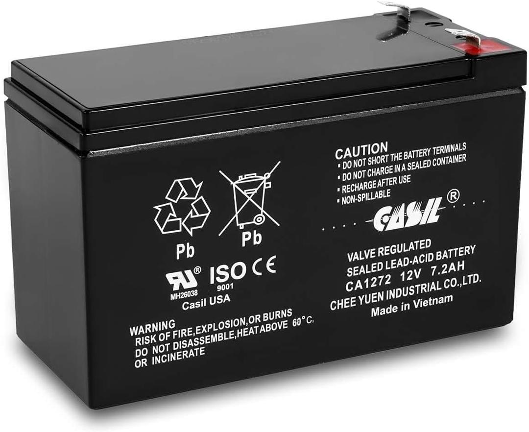 Casil Telong TL1272 12V 7.2Ah F2 Replacement Battery CA1272 12v 7.2ah