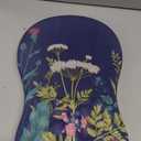 Ergonomic Mouse Pad with Wrist Rest Support, Massage Design Relief for Carpal Tunnel Pain, Entire Memory Foam Non-Slip, Midnight Flowers