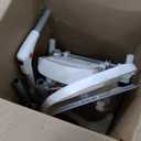 KB 3-in-1 Foldable Baby High Chair | 7 Height & 4 Recline Adjustable | Removable Seat & Tray for Easy Clean | 2 Locking Wheels | Multifunctional Infant High chairs for Babies and Toddlers Girl (Pink)