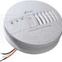 Kidde Hardwired Carbon Monoxide Detector with 9-Volt Battery Backup, 3 LED Indicators