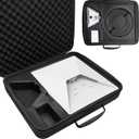 Starlink Mini Waterproof Travel Case, Hard Shell Portable Storage Case with Anti-Collision Foam Inside, Easy to Travel and Carry (Black)