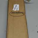 Sopicoz Table Legs 16 inch Wood Furniture Legs for Coffee Table End Table Mid-Century Modern DIY Furniture Tapered Natural Threaded M8 Hanger Bolts Pack of 4