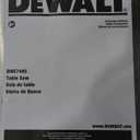 DEWALT 15 Amp 8-1/4 in. Compact Portable Jobsite Table Saw (DWE7485)