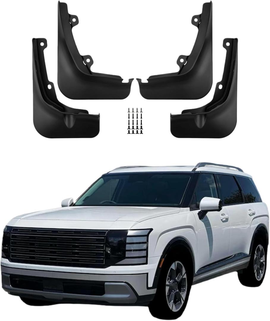 Mud Flaps Splash Guards for Hyundai Palisade 2026 Custom Fit All Weather Exterior Accessories Not Fit XRT Pro Calligraphy