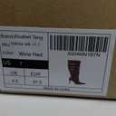 Elisabet Tang Women's Closed Toe Heeled Boot Pointed Toe Shoes Stiletto Heels Slip On Slouchy Knee High Boots For Women Sexy Dress Shoes Wine Red Size 7