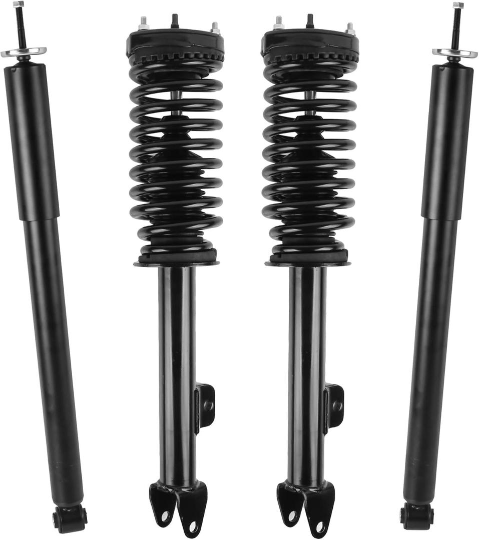 MOSTPLUS 172248 5797 2x Front Complete Strut Spring Assemblies Compatible for 2005-2010 Dodge Charger Magnum Chrysler 300 (Front and Rear Struts(Set of 4))