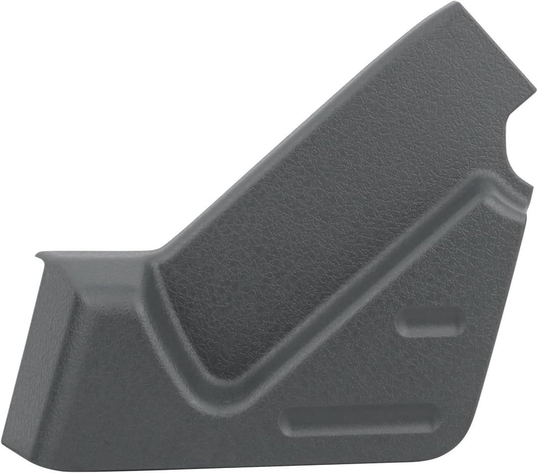 TQPONLY Seat Trim Panel Cover | Compatible with 2009-2014 Ford F150,2010-2014 Lincoln Mark LT Truck Accessories Replacement | Front Driver Side Plastic Seat Hinge Cover (Steel Gray)