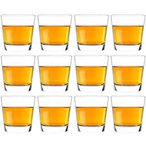 Vikko Shot Glasses, 3.5 Ounce Shot Glass, Set of 12 Small Liquor and Spirit Glasses, Durable Tequila, Alcohol and Espresso Shots, 12 Piece Large Shooter Glass Set (Traditional)