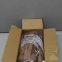 28 Inch Christmas Tree Collar Brown Plush Faux Fur with Crossed Diamond Pattern, Soft Boho Xmas Tree Ring Tree Skirt for Christmas Artificial Trees Holiday Party Home Decor