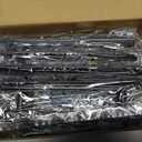 Ravinte Black Cabinet Handles 15 Pack 5 inch Matte Black Square Cabinet Pulls Kitchen Hardware Modern Pulls 7-3/8 inch Overall Length Kitchen Drawer Handles