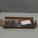 Curtain Rods for Windows 48 to 84-92 inch, 5/8" Matte Black Curtain Rod, Stainless Steel Small Curtain Rods for Bedroom, Living Room,Kitchen,Farmhouse, Outdoor Curtain rod Black