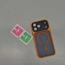 Magnetic for iPhone 17 Pro Max Case with Integrated Camera Protection, [Seamless Work with Magsafe] [Military Grade Shockproof] [Covered Camera Control Button] Case for iPhone 17 Pro Max 6.9'', Orange