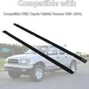 2PCS Front Door Weatherstrip Window Moulding Trim Seal Belt Kit