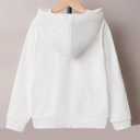 WDIRARA Girl's Graphic Hoodies Long Sleeve Hooded Sweatshirt Casual Pullover Tops (White) Size: 10 years