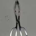 Food Tongs, Heavy Duty Stainless Steel Kitchen Tongs Salad Tongs 10 inch Heat Resistant Small Serving Tongs for Cooking, Grill, Pastry, Sandwich, Ice, Food Bread Dessert (Silver)