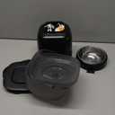 Automatic Cat Feeder and Water Dispenser FW1, Wire or Battery Cat Food Dispenser Timer Pet Feeder - Locking Lid, Desiccant Bag, Programmable Portion Control, 4 Daily Meals, 10s Voice Recorder (Black)