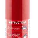 First Alert Fire Extinguisher for Home, Standard Rechargeable Compliance Unit, UL RATED 1-A:10-B:C, HOME1, Red, 1-Pack