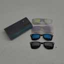 HIBLOKS 4Pcs Polarized Clip for Ray-Ban Meta Wayfarer Standard RW4006 (Size M 50-22) Smart Glasses Protect Your Eyes, Cool and Fashion (Silver, Blue, Yellow, Purple)