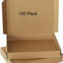 GDYIHANG11x8x2 Inches 100 Pack Brown Mail Order Boxes, Shipping Boxes,Mailing Boxes Corrugated Box Mailers Shipping,Storage Or Small Business Pac