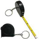 6-Foot Long, 2-Pack, Tape Measure Keychain, Black, EDC Portable