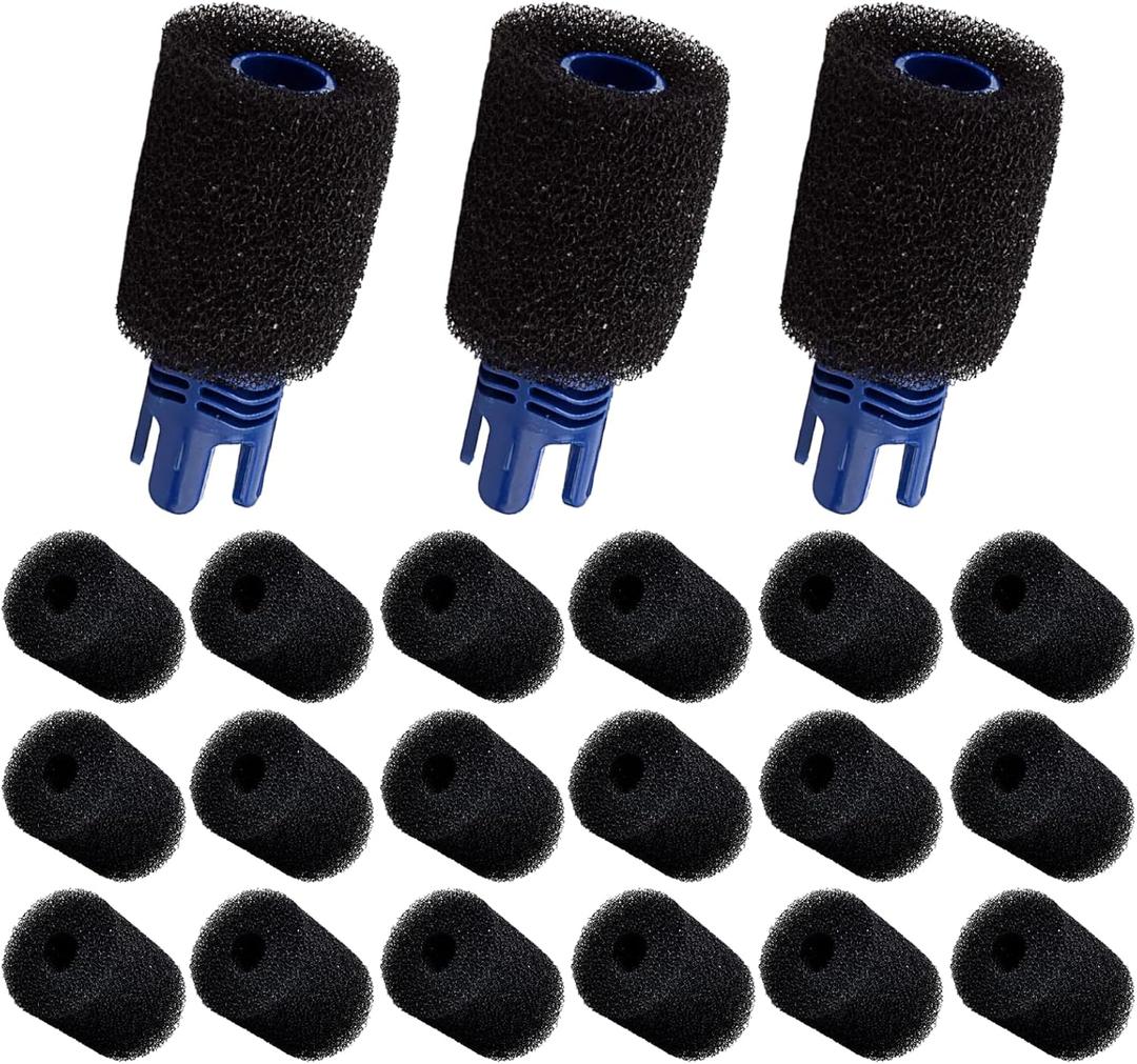 for Polaris Pool Cleaner Parts 18 Pack Polaris Tail Sweep Pro & 3 Tail Hose Scrubbers Pool Sweep Tail Scrubbers Replacement Pool Tail Scrubber 280 360 380 180 480 3900 (Blue)