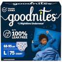 GoodNites Boys Nighttime Underwear, Size Large, 75 Ct, 3 Packs of 25